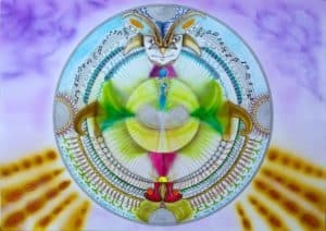 Mandala. Fusion consciente des deux parties libérées.
